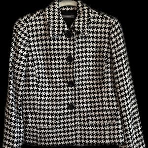 Liz Claiborne Women’s Houndstooth Blazer